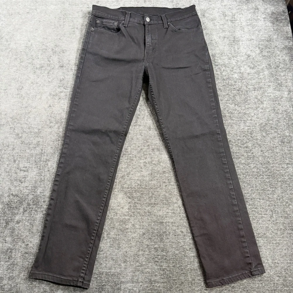 Levis 511 Slim Fit Black Jeans Mens Size 32x30 04511-1907 Stretch Denim